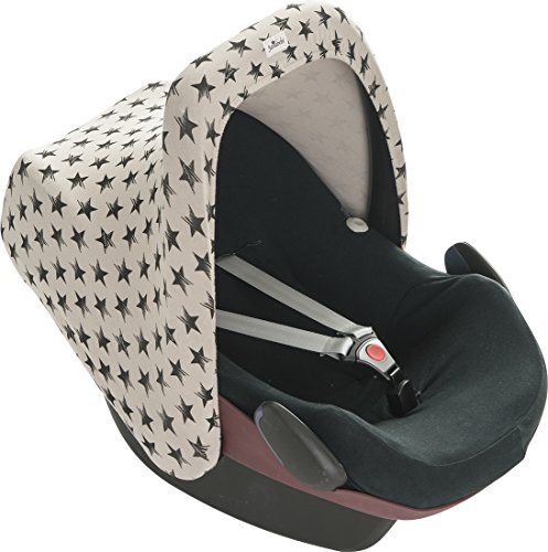 Janabebe® ** Dark Sky ** Universal Verdeck / Dach für Maxi Cosi/Babyschale Gruppe 0+ als Sonnenschutz / Windschutz / SonnenDach / Sonnenverdeck - 2