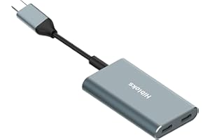 RCSTYLE AR Smart Glasses USB-C Adaptateur de charge adapté pour Rokid/Xreal (Nreal) Air Series/Thunderbird Air Series HUB Extension Dock Head Charging Module Accessoires