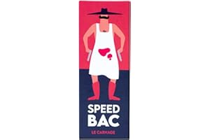 Speed Bac - Jeu de société Adulte - Rapide et délirant - 2 à 7 Joueurs - Jeu d'ambiance