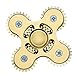 Price comparison product image Gear Fidget Hand Tri Spinner,C'est Hand Spinner Tri Fidget Ceramic Ball Desk Toy EDC Stocking Stuffer Kids/Adult (gold)