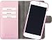 Produktbild JT Berlin WalletCase Style (3in1) für Apple iPhone 7 in rose [Herausnehmbare Rückschale | Echtleder | Magnetverschluss | Kartenfächer] - 10123