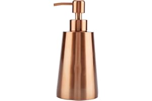 ‎SEAFRONT 350 Ml 304 Stal Nierdzewna, miedź Miska do Mycia naczyń do Zlewu Kuchennego Miedziany Dozownik Mydła Mydło w Płynie Szampon Dozownik Balsamu Domowy Hotel Akcesoria łazienkowe