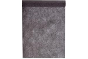 Santex Tischläufer Deko-Vlies Edle Tafel 0,3 x 10 m schwarz