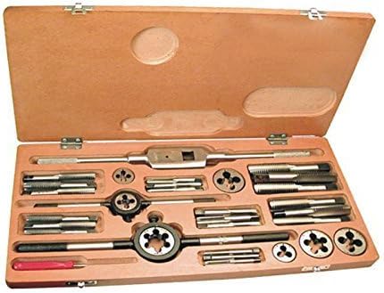 Heavy Duty Tap and Dies Set 1/4 to 1" UNC- Boxed Complete UNC