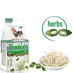 Versele Laga – Crock Complete – Bolsa de 50 g de golosinas para roedores, varios sabores de calidad premium, ideal para conejos, cobayas y otros pequeños mamíferos