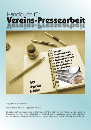 Handbuch für Vereins-Pressearbeit