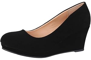 Elara Zapato de Tacón Alto Mujer Cuña Plataforma Chunkyrayan