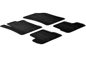 Gledring Set tapis de caoutchouc compatible avec Citroen C3 2010-10/2016 (T profil 4-pièces + clips de montage)