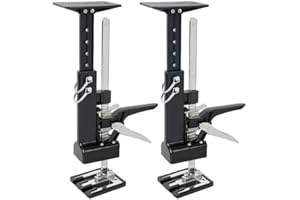 AYYDS 2 elevadores de mano de 39 cm, brazo de 39 cm, con marco de soporte, regulador de altura de azulejos de cerámica, brazo de ahorro de trabajo, herramienta manual multifuncional para elevadores de