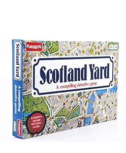 Funskool Games - Scotland Yard, A Compelling Detective And Strategy,Animal Board Game for Kids & Family, 2 - 3 Players, 10 & Above(Multicolor)