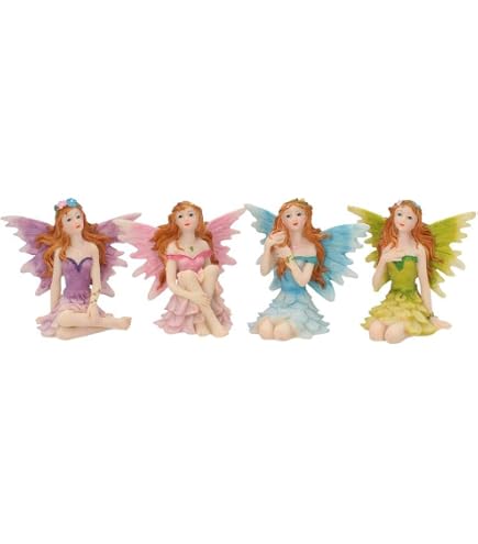 Puckator Flower Fairy – Mini Garten-Fee Figur In Geschenktüte (4 Cm Hoch), Niedliches Sammelstück Oder Party-Mitgebsel