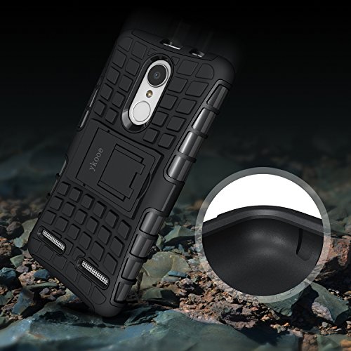 Lenovo K6 HÃ¼lle, ykooe (Silikon Series) Lenovo K6 Dual Layer Hybrid HandyhÃ¼lle Drop Resistance Handys Schutz HÃ¼lle mit StÃ¤nder fÃ¼r Lenovo K6