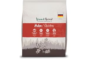VenandiAnimal Comida de Calidad para Gatos - Pollo, con Carne de Ave Fresca, Comida Seca, sin Cereales, 1 Paquete (1 x 300 g)