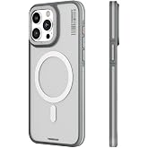 Youngkit iPhone 15 Pro Max Uyumlu Kılıf Magsafe ile Uyumlu Youngkit Rock Sand Serisi Kapak Gri