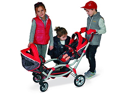 decuevas Toys Set with Car and Folding Chair for Dolls Cufflinks, with Mittens, 45 x 100 x 75 cm