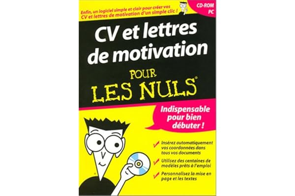 Cv & lettres de motivation pour les nuls