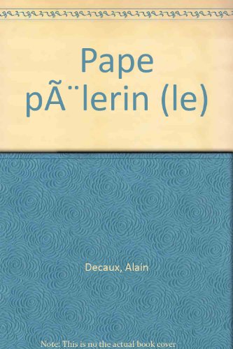 couverture de : Le pape pelerin