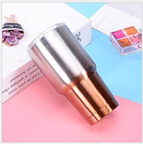 Sports Water Bottle Gradient Color Ultimate Vacuum Insulated Double Walled Stainless Steel Water Bottle &amp; Drinks Bottle - 24 Hours Cold &amp; 12 Hot - BPA Free