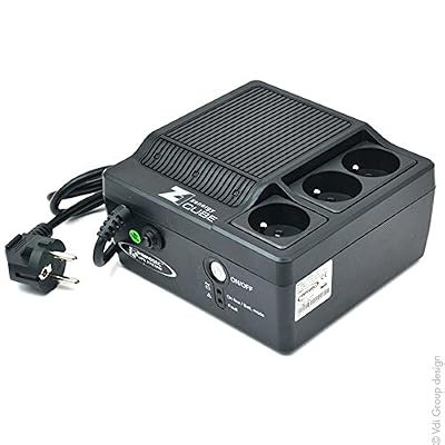 Infosec 65520 Z1 Zenergy Cube 400 Onduleur à 3 prises FR 400 VA