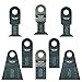 8 x TopsTools RVK8 Mix Klingen für Draper MT250A 23038, MT250 31328, Wickes 235510, RENOVATOR Multitool Multi Tool Multifunktionswerkzeug Oszillierwerkzeug Zubehör