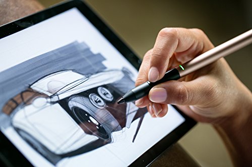 Adonit Pixel – Aktiver, druckempfindlicher Stylus aus Aluminium mit Bluetooth und Shortcut-Tasten für alle neuen iOS Geräte wie z.B. Apple 12,9″ iPad Pro, 9,7″ iPad Pro, Air 2 – ADPBR - 5