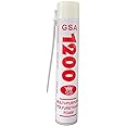 GSA 1200 POLYURETHANE FOAM - SPRAY FOAM for Filling Gaps - Airtight & Soundproofing PU Foam - Versatile Foam for Sealing & Insulation - Expanding foam for Sealing Cracks (500ml)