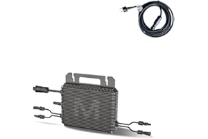 MENTECH 800W Micro-Wechselrichter mit Schuko Kabel mit Betteri-Steckern 15M, Marstek Microinverter Inverter Solar Inverter MPPT App Steuerung Plug & Play Balkonkraftwerk, IP67 Wasserdicht für Mini-PV