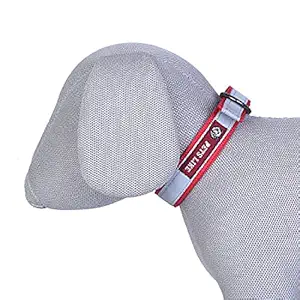Pets Like Dog Reflective Collar Red(25mm) (GE-GE2015A)