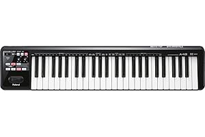 Roland A-49 Controller MIDI a Tastiera, 49 tasti standard - Nera