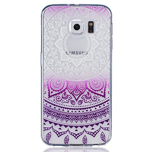 Funda Samsung Galaxy S6 XiaoXiMi Carcasa Transparente de Silicona Clear Soft TPU Silicone Case Cover Bumper Funda Protectora Carcasa Blanda Caso Suave Flexible Caja Delgado Ligero Casco Anti Rasgu os Anti Choque Funda con Patr n de Dise o nico para Samsung Galaxy S6 - Mandala Blanco P rpura Funda Samsung Galaxy S6 XiaoXiMi Carcasa Transparente de Silicona Clear Soft TPU Silicone Case Cover Bumper Funda Protectora Carcasa Blanda Caso Suave Flexible Caja Delgado Ligero Casco Anti Rasgu os Anti Choque Funda con Patr n de Dise o nico para Samsung Galaxy S6 - Mandala Blanco P rpura