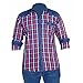 Anry Little Casual Denim Red Checkered Shirts for Boys (6-14 Years) RS.549.00