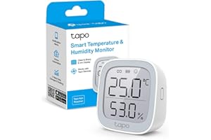 TP-Link TAPO T315-Monitor de temperatura y humedad ,Alta precisión,Automatización del hogar,Hasta 2 años duración de la bater