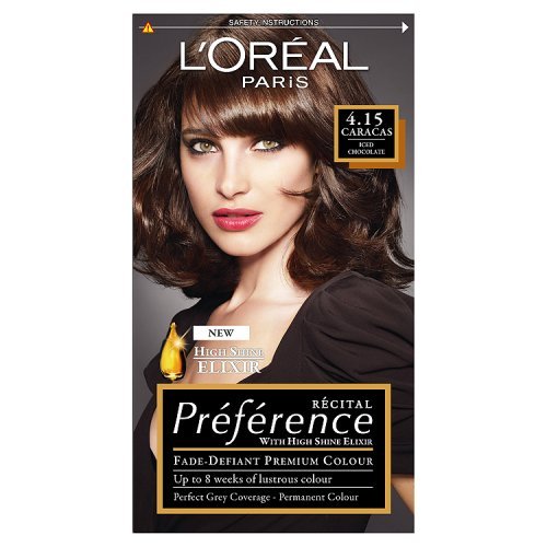 L'Oreal Paris Preference Hair Colour - Caracas Iced Chocolate (Number 4.15), Pack of 3