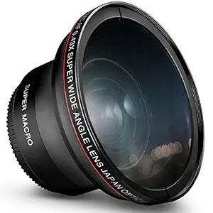 Altura Photo KZ0009 HD Wide Angle Lens with Macro Portion for Canon EOS Rebel (Black)