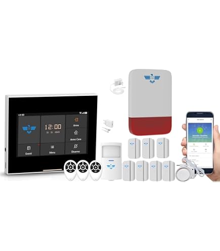 URMET 1051/901 KIT ANTIFURTO ZENO SENZA FILI WIRELESS COMBINATORE 3G Integrato 93533661