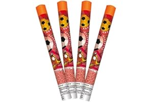 EISSTERNE.DE Bengalo - Fiaccola a forma di pyro, 4 pezzi, colore rosso