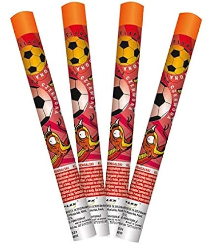 Bengalo - Fiaccola A Forma Di Pyro, 4 Pezzi, Colore: Blu - 11