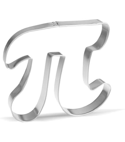 Formina Per Biscotti A Forma Di Simbolo Pi Greco - 9,5 Cm, Acciaio USA, Perfetta Per Pi Day