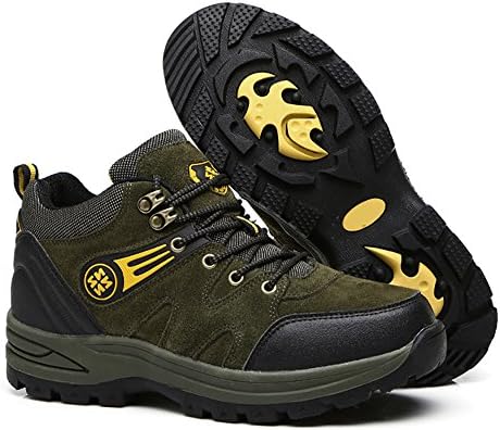 Attix Shoes MOSW Walking Boots 8cm Taller, 8UK 9US 42EU, Olive, 8cm Elevator Invisible Height Increasing Shoes