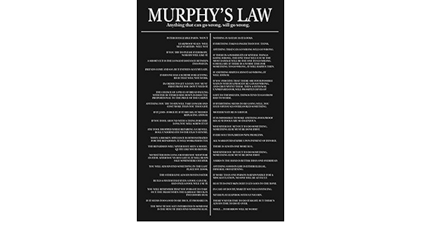 Loi De Murphy Citations Poster 91 5 X 61 Cm Amazon Fr Cuisine Maison