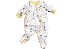 KIDDLETOWN Vêtements Ensemble Nouveau Née Bébé Garçon Fille, Bébé Pyjama Garçon recouvre les pieds, coton à manches longues Body Combinaison, Tenue de Naissance, nouveau-né vêtements Bébé 0-12 mois