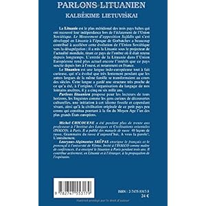 Parlons lituanien : Une langue balte Livre en Ligne Parlons lituanien : Une langue balte Livre en Ligne - Telecharger Ebook