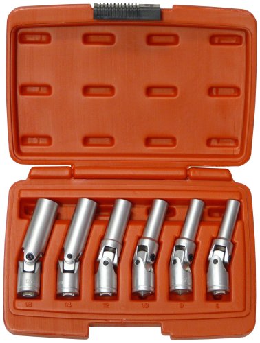 Famex 14870 Spezial-Gelenkschlüssel für Glühkerzen, 6-teilig, 8-16 mm