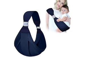Vicloon Porte Bébé Enveloppant,Écharpe Porte Bébé Réglable Doux Et Respirant,Ergonomique Porte-bébé Adapté De 3,6 à 18 Kg,Convient aux bébés âgés de 5 à 48 mois