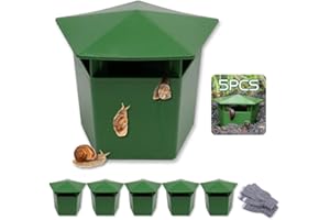 TOPRUNYI Trappola Lumache Orto,Set di 5 Cattura Lumache,Trappola Per Lumache da Orto,Trappola per Lumache Proteggere i Fiori Dagli Attacchi Delle Lumache,Repellente Lumache
