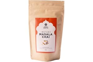 Silk Route Instant Masala Chai - 250g (Pack of 2) - make chai, chai latte - ready in seconds - just add hot water - 3in1 premix - chaite - kryddig chailatte - te med mjölk