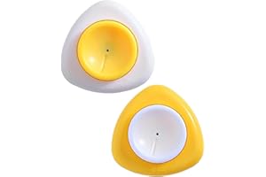 FDCGAS 2 pcs Strumento per trapanare le uova, semplice foratrice a 1 foro, per uovo, separatore, con ago retrattile e affilato,perforatrice a forma di uovo di pollo,utensile da cucina per uova sode