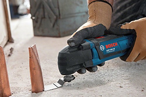Bosch GOP 250 CE Professional Multi-Cutter im Karton mit Zubehör (Sägeblätter, Schleifplatte und -blatt, Schlüssel) - 2