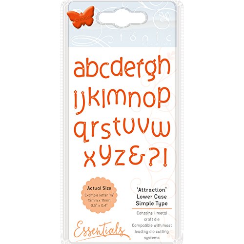 Preisvergleich Produktbild Tonic Studios Einfach Typ Dies-Attraction Schriftart Unten Fall