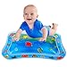 Produktbild Baby Spaß Bauchzeit Spielaktivität Aufblasbare Spielmatten Auslaufsicher BPA-frei Wasser-Matte Spielzeug Spieldecke für Baby Säuglinge und Kleinkinder (Blau)